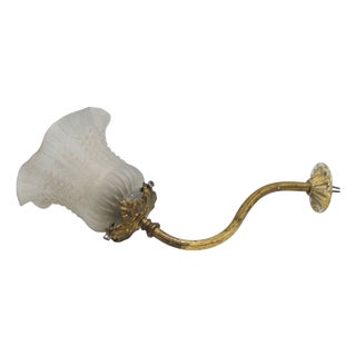 Rococco Style Wall Lamp, 1950s For Sale