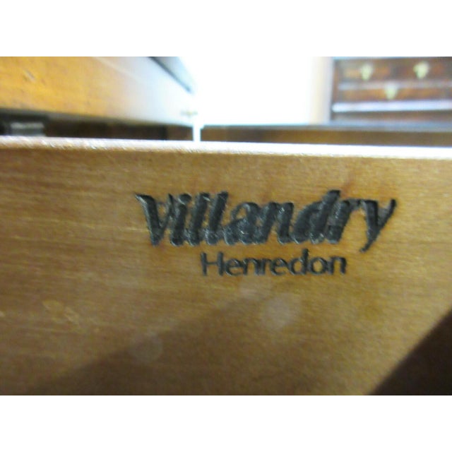 Wood 1980s Henredon Villandry French Country Secretary Desk Liquor Cabinet China Hutch For Sale - Image 7 of 12