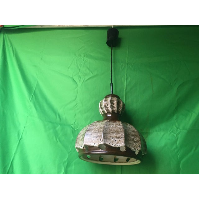 Ceramic Ceiling Lamp, 1970s For Sale - Image 11 of 11