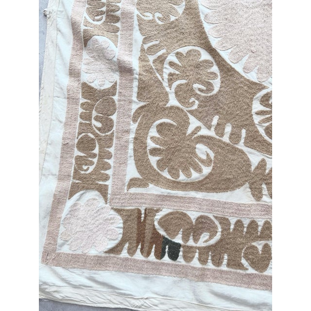 1960s Central Asian Suzani Wall Hanging For Sale - Image 5 of 9