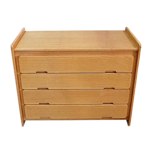 Small Solid Ash Chest of Drawers, 1970s