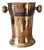 Ice Bucket in Brass and Enamel Details, 1960s For Sale