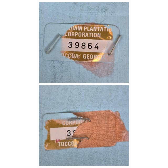 Late 20th Century Habersham Plantation French Country Painted Ladder Back Rush Seat Dining Side Chairs, Assembled Set of 6 For Sale - Image 15 of 18