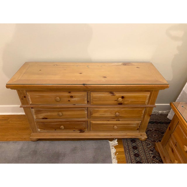 Broyhill Fontana Distressed Pine 6Drawer Dresser Chairish