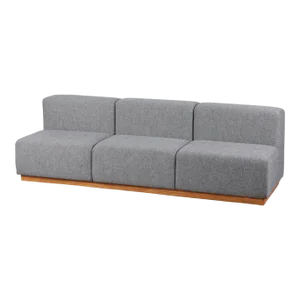 Giancarlo Piretti Style Modern Cubic Three Seater Sofa