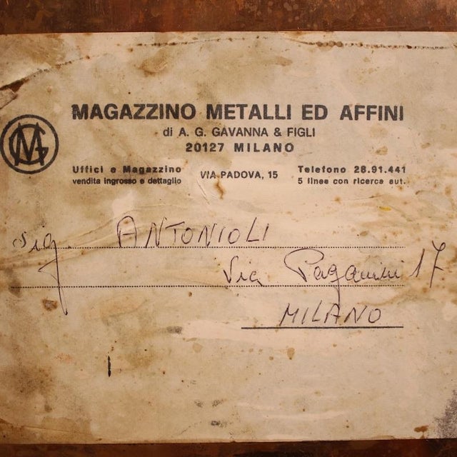 Antonioli, Still Life on Copper, 1970, Oil and Copper For Sale - Image 9 of 16