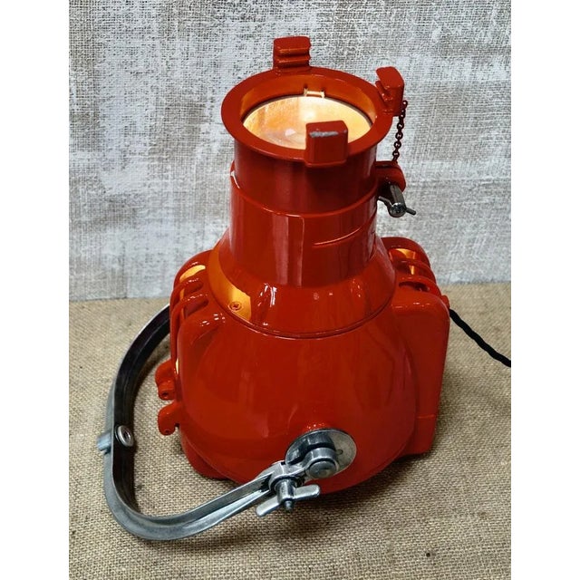 1950s Vintage Red Spot Light from Strand Electric For Sale - Image 5 of 14