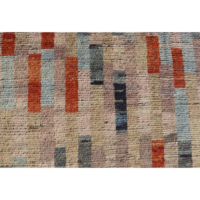 Keivan Woven Arts Modern Abstract Rug, Colorful Design 7' X 9'6 For Sale - Image 10 of 12