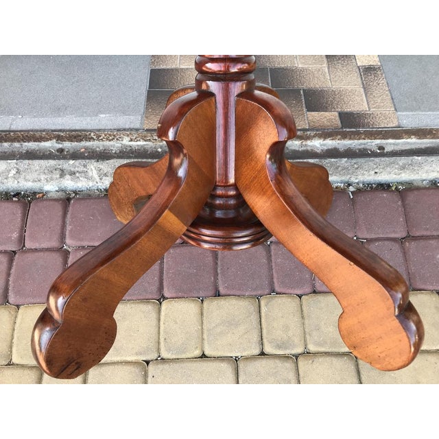 Round Ash Side Table, 1920s For Sale - Image 9 of 18