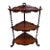 Antique Victorian Style Rosewood 3 Tier Corner Shelves Etageres Whatnot. For Sale
