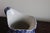 Burleigh Early 20th Century Blue Calico Large Pitcher For Sale - Image 4 of 6