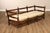 French Country Style Carved Oak Frame Three Seat Sofa For Sale - Image 16 of 18