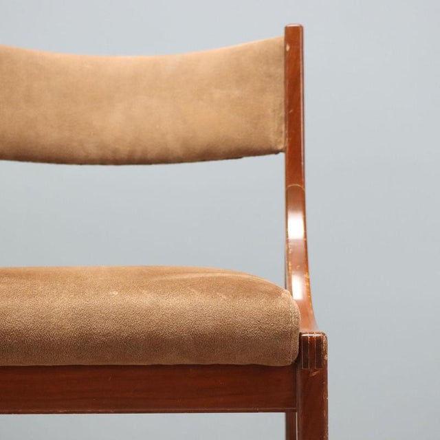 Vintage Dining Chairs in Beech, 1960s, Set of 5 For Sale - Image 5 of 9