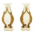 Antique French White Marble and Gilt Bronze Cassolettes - a Pair For Sale