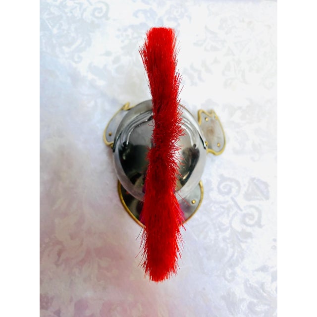 Antique 1900s Miniature Roman Helmet Galea Paperweight For Sale - Image 10 of 12
