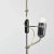Floor lamp - Model 464 ceiling by Goffredo Reggiani. In chromed metal with three adjustable lighting spots, it is...