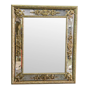 Turn of the Century Bronze Neoclassical Mirror