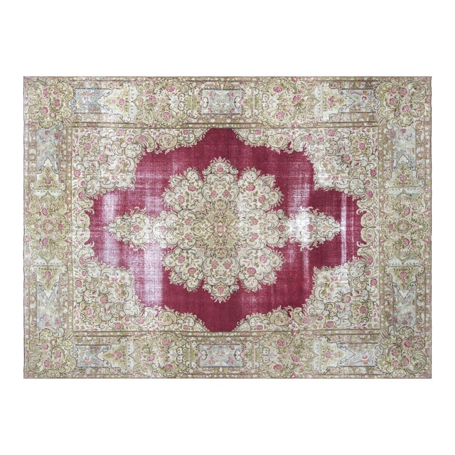 1940s Persian Kerman Rug For Sale