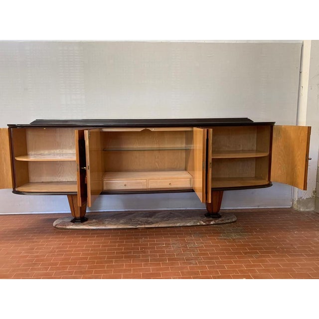 Inlaid Salon Set by Vittorio Dassi and Piero del Grande for Dassi Mobili Moderni, 1950s, Set of 12 For Sale - Image 10 of 18