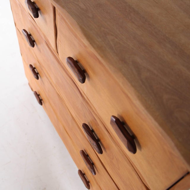 Chest of Drawers in Elm, 1980s For Sale - Image 14 of 16