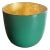 Green Gold Leaf Cup For Sale