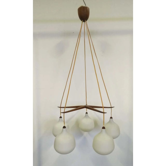Chandelier from Luxus, 1960s For Sale - Image 9 of 10