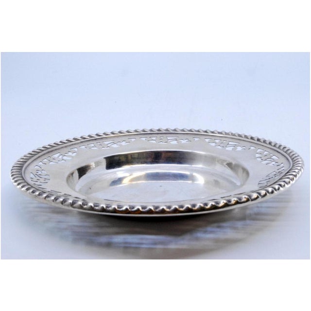 Plate in Silver with Raised Frieze For Sale - Image 5 of 6