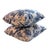 2020s Pair of Blue Chinoiserie Bird & Floral Pillows For Sale - Image 5 of 5