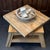Wood 1980s Reclaimed Oak Coffee Table, With Rotating Top For Sale - Image 7 of 12