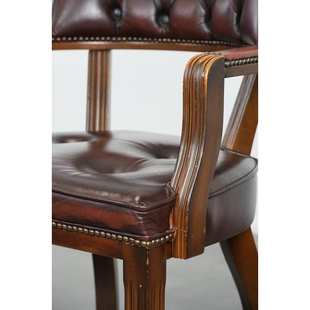 Chesterfield Dining Chairs in Cowhide, Set of 4 For Sale - Image 15 of 18