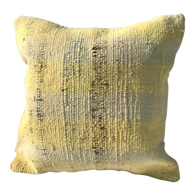 Yellow Kilim Pillow Cover Chairish