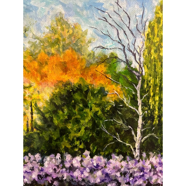 Contemporary Steve Schaaf Among the Water Lilies Oil Painting For Sale - Image 10 of 11
