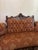 Ornate Antique Victorian - Style Carved Wood Sette and Two Matching Chairs For Sale - Image 11 of 16