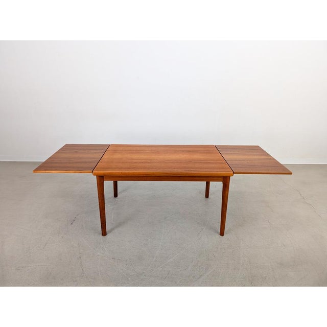 Vintage Extendable Dining Table in Teak by Jalk Grete For Sale - Image 9 of 14