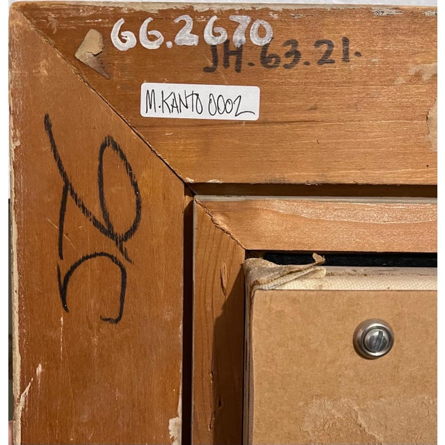 Morris Kantor, 1927 Oil Painting Eiffel Tower Paris American Modernist Wpa Artist Morris Kantor, 1927 For Sale - Image 11 of 12