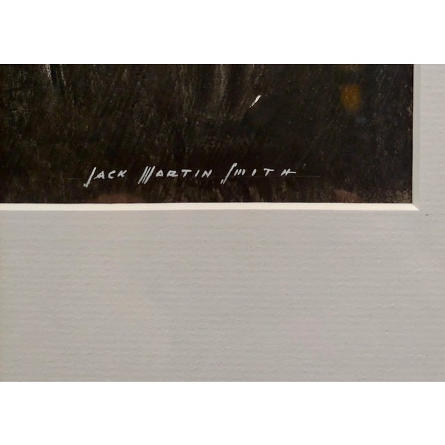 Black Jack Martin Smith-1939 Interior of an Hollywood Restaurant-Painting For Sale - Image 8 of 11