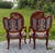 Pair Antique French Rococo Fireside Arm Chairs For Sale - Image 4 of 12