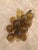 Great Amber Colored Glass Grape Cluster.