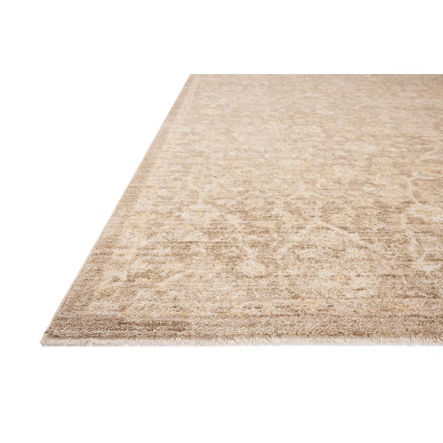 Traditional Chris Loves Julia x Loloi Palma Bark / Natural 5'-3" x 7'-6" Area Rug For Sale - Image 3 of 7