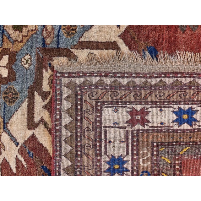 2000 - 2009 Vintage Transcaucasian Wool Rug For Sale - Image 5 of 7