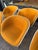 Lafonda Armchairs in Orange Fabric with Chrome Legs by Charles and Ray Eames for Vitra, 1970s, Set of 6 For Sale - Image 6 of 10