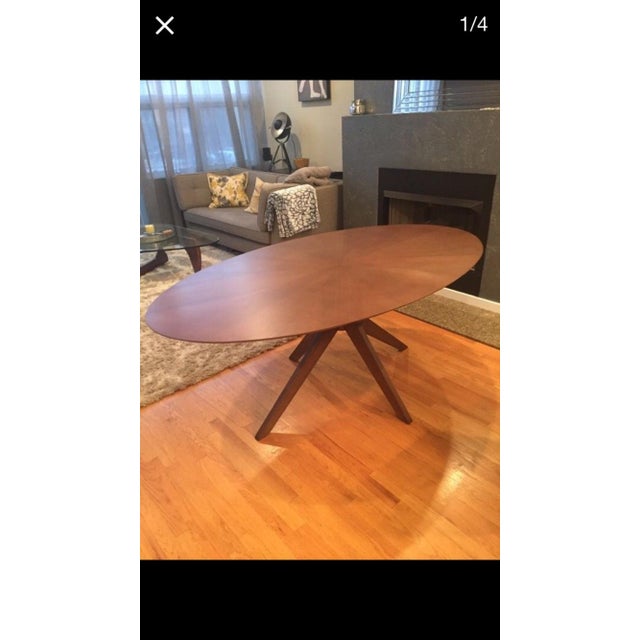 Oval Starburst Dining Room Table Chairish