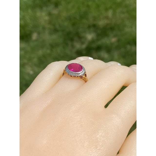 Contemporary The Dolphin Drive: East to West Antique Filigree Ring For Sale - Image 3 of 12