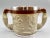 19th-C English Traditional Salt Glazed With Silver Collar & Whippet Dog Loving Cup / Vessel For Sale - Image 9 of 9