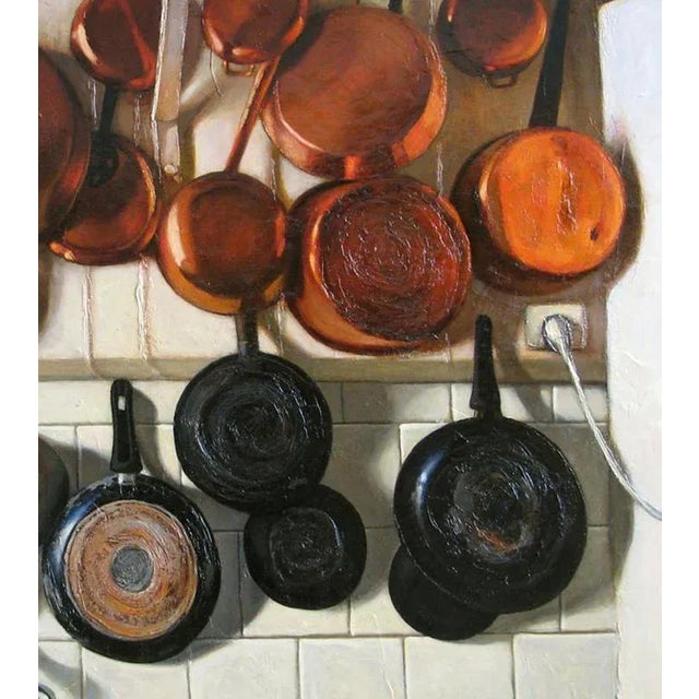 Author: Kristine Kvitka, Italian cuisine, oil on canvas, size: 100 x 120 cm, year of 2007