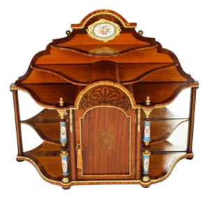 19th Century Ormolu & Porcelain Mounted Cabinet