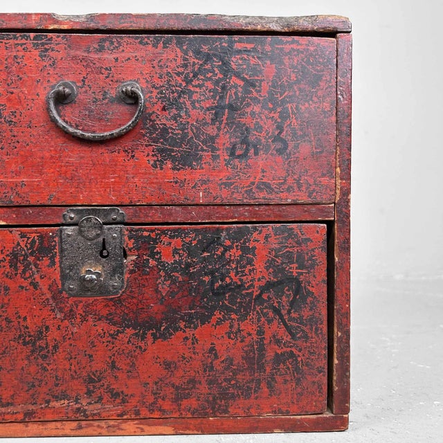 Meiji Kake-Suzuri Document Cabinet, Japan, 1890s For Sale - Image 4 of 11