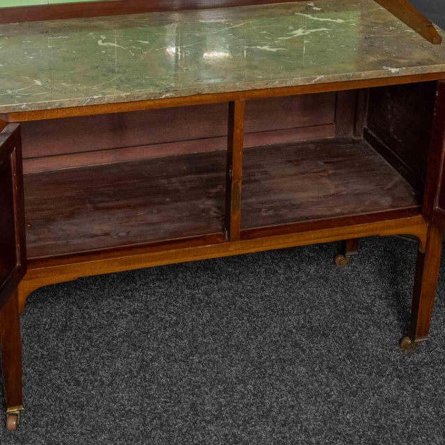 Edwardian Mahogany Washstand, 1890s For Sale - Image 6 of 14