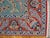 1960s Turquoise Green Floral Vintage Persian Isfahan Rug 3'8" X 5'6" Handknotted Wool Carpet For Sale In New York - Image 6 of 7