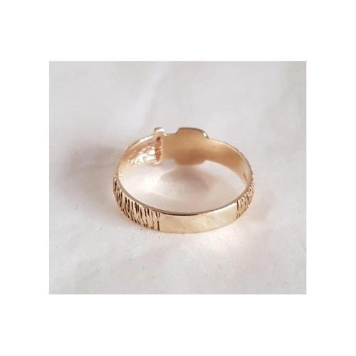 Vintage 9ct Yellow Gold Buckle Ring, 1982 For Sale - Image 13 of 18